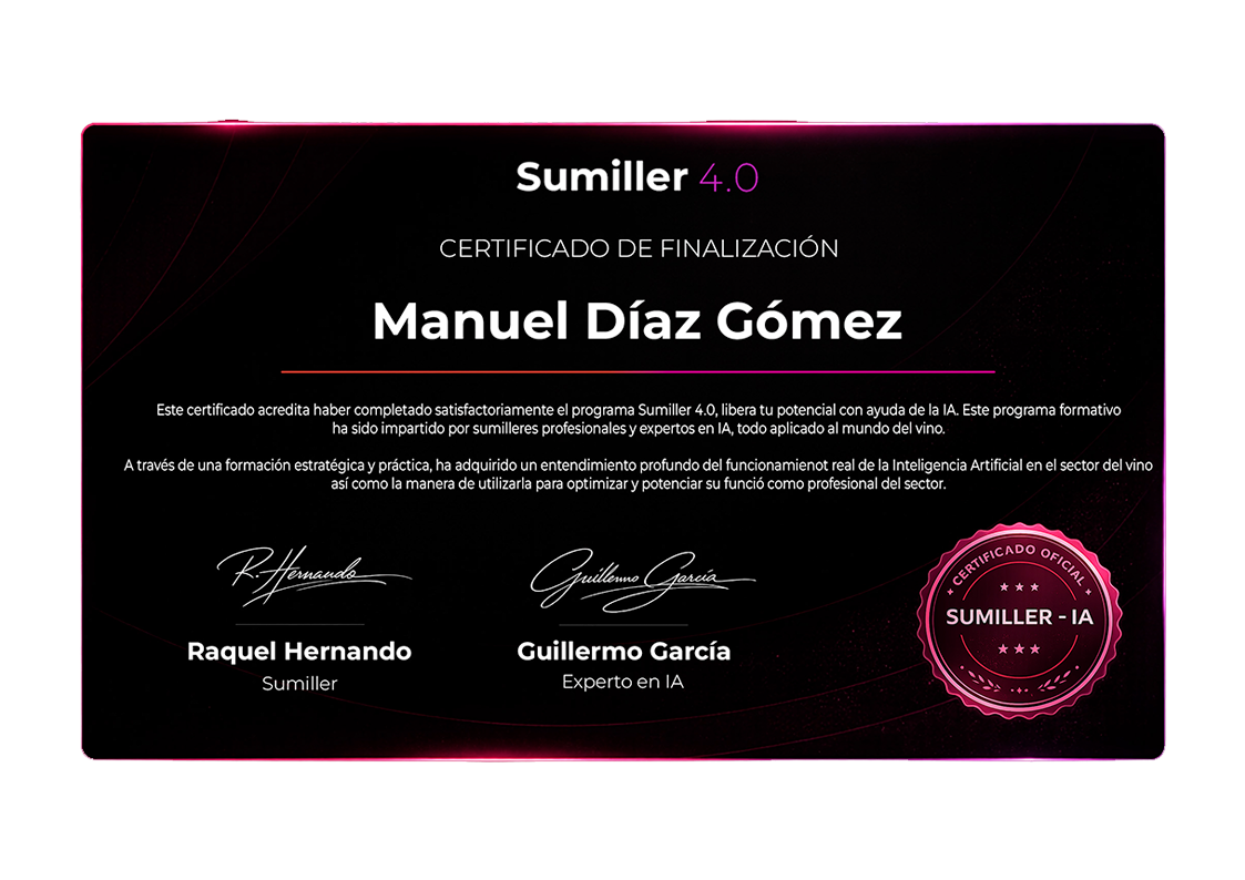Certificado de superacion